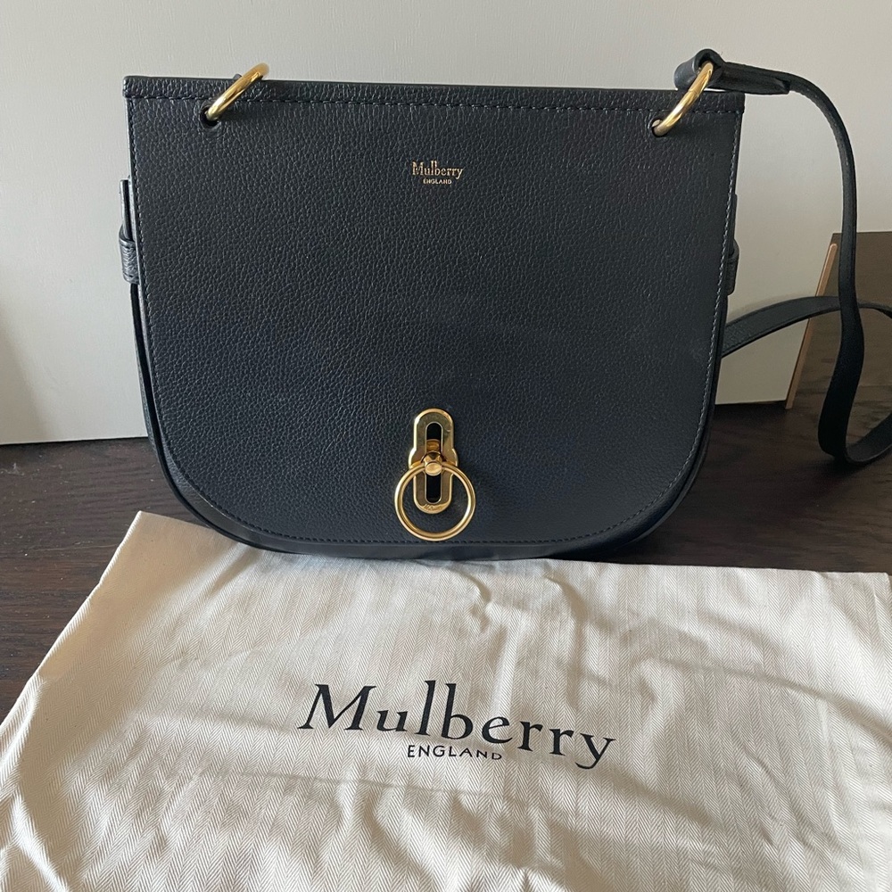 Mulberry Soft Amberley. Black heavy grain. Great condition.